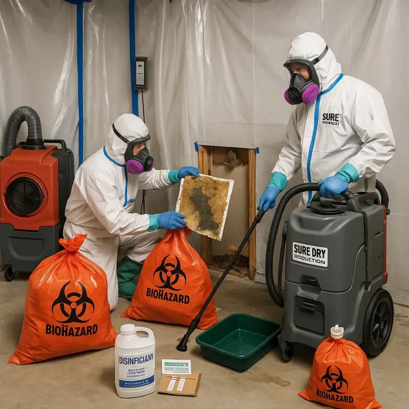 Contaminated Water Handling Protocols process in Sugar Creek, MO