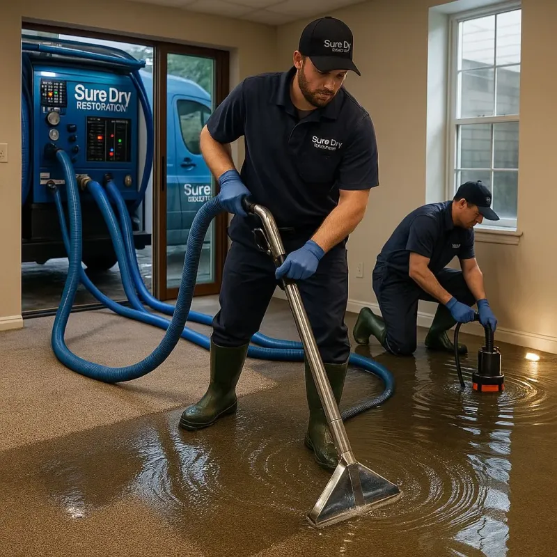 Water Extraction and Removal process in Sugar Creek, MO